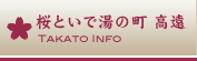 桜といで湯の町 高遠